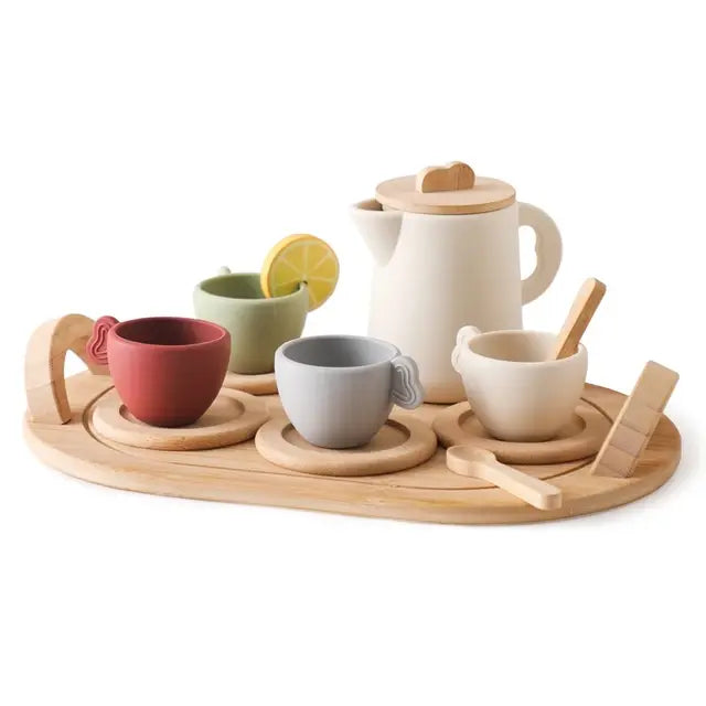 Wooden Tea Set