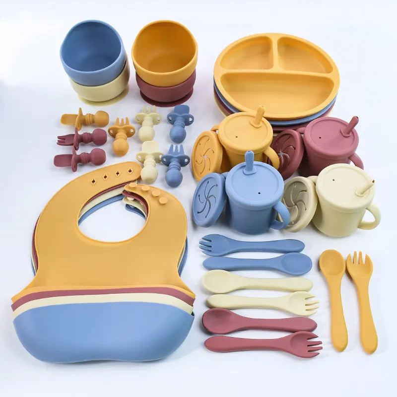 Children's Silicone Plate Set