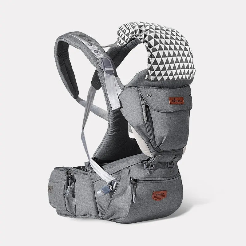 Ergonomic Baby Carrier with Hip Seat