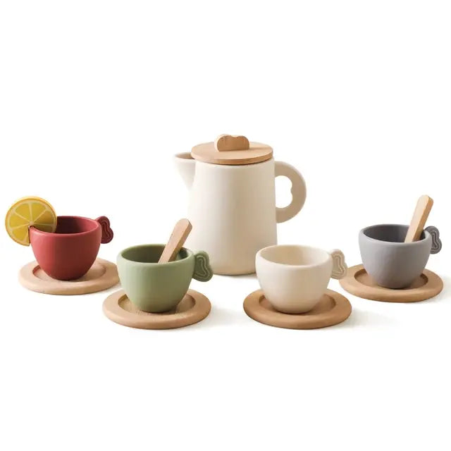 Wooden Tea Set