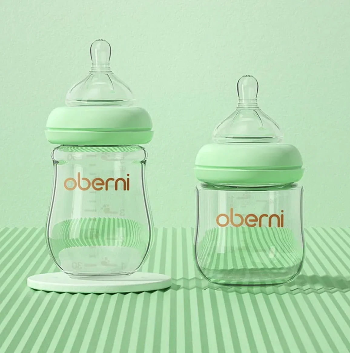 Wide Bore Glass Baby Bottle for Newborns