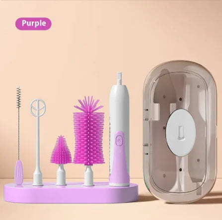 Electric Baby Bottle Brush & UV Sterilizer Set