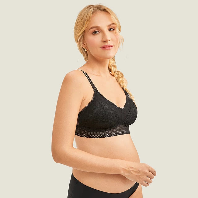 MOMANDA Lace Maternity Nursing Bra