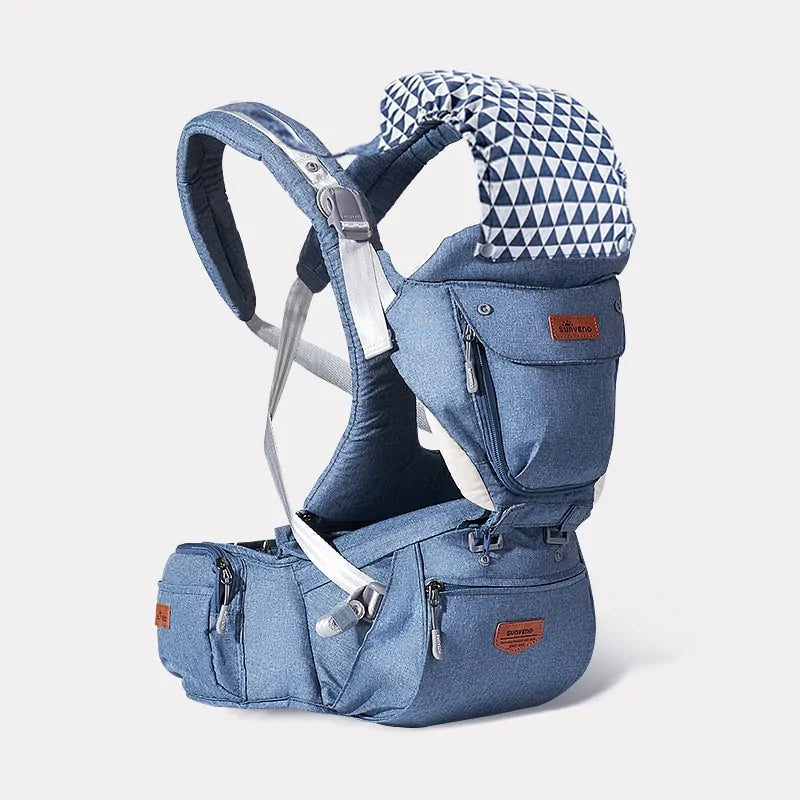 Ergonomic Baby Carrier with Hip Seat