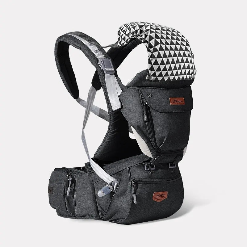 Ergonomic Baby Carrier with Hip Seat