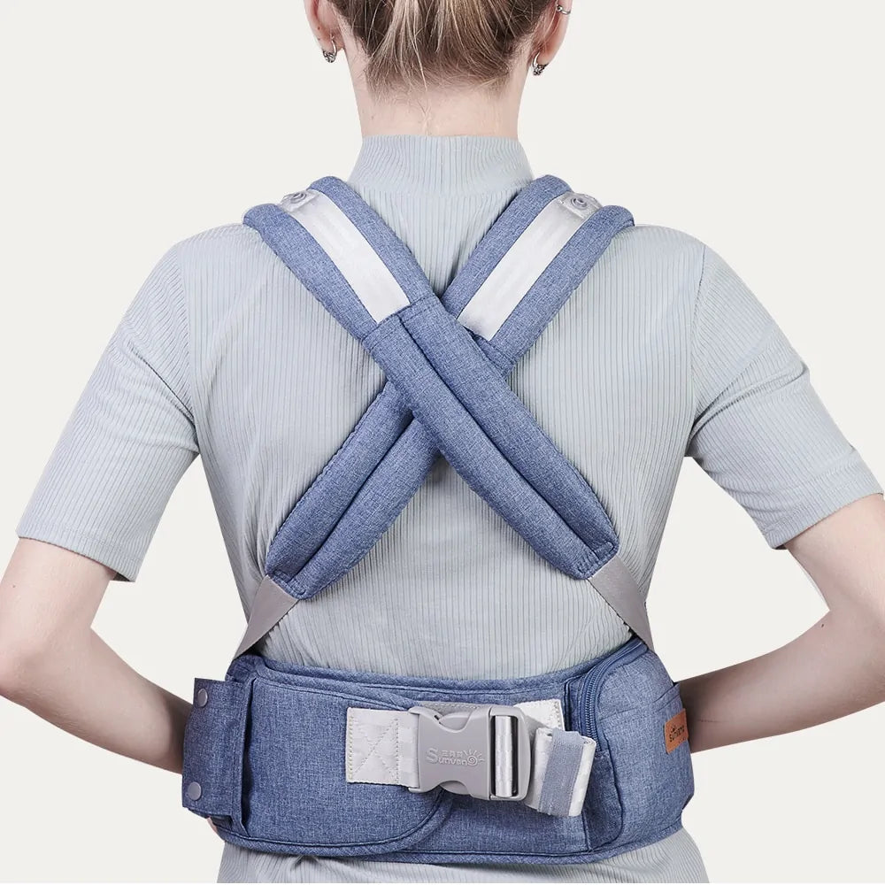 Ergonomic Baby Carrier with Hip Seat