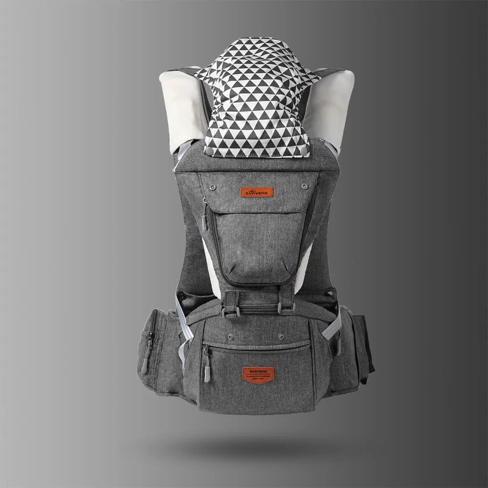 Ergonomic Baby Carrier with Hip Seat